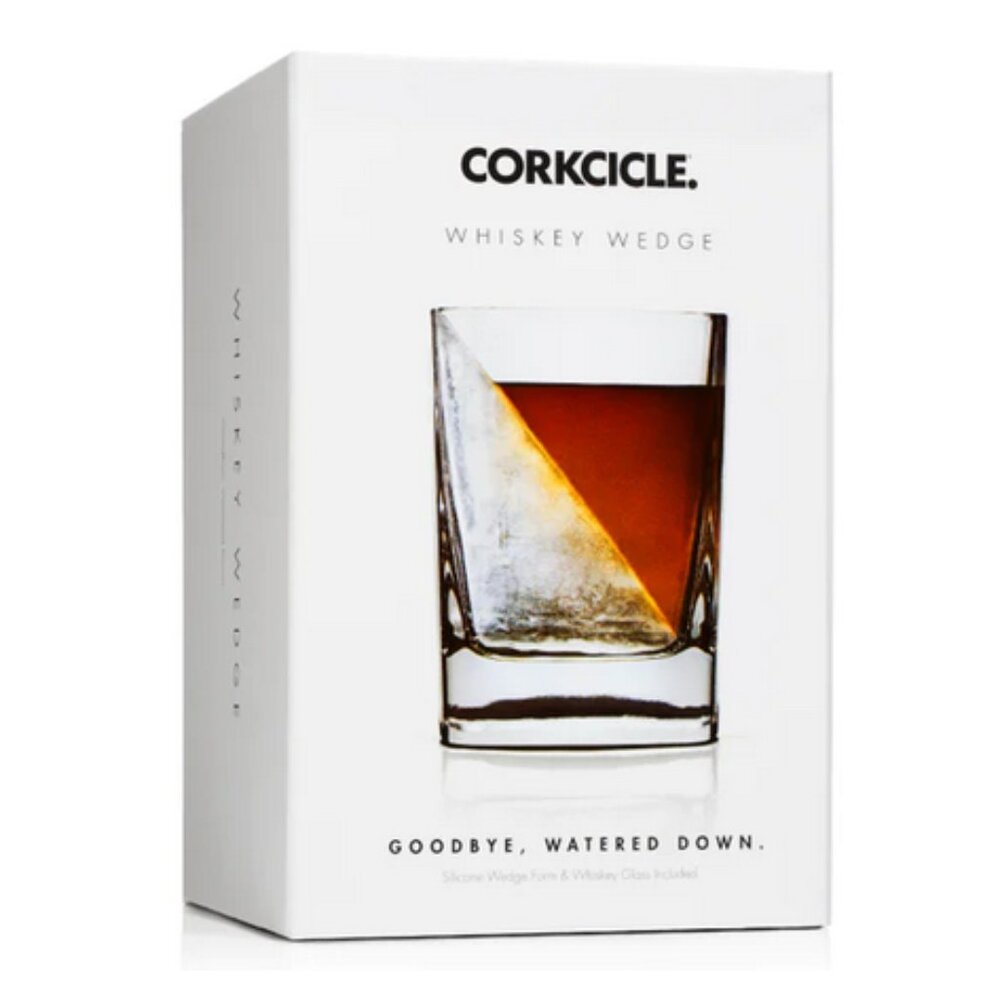 Corkcicle Whiskey Wedge Ice Wedge Whiskey Glass